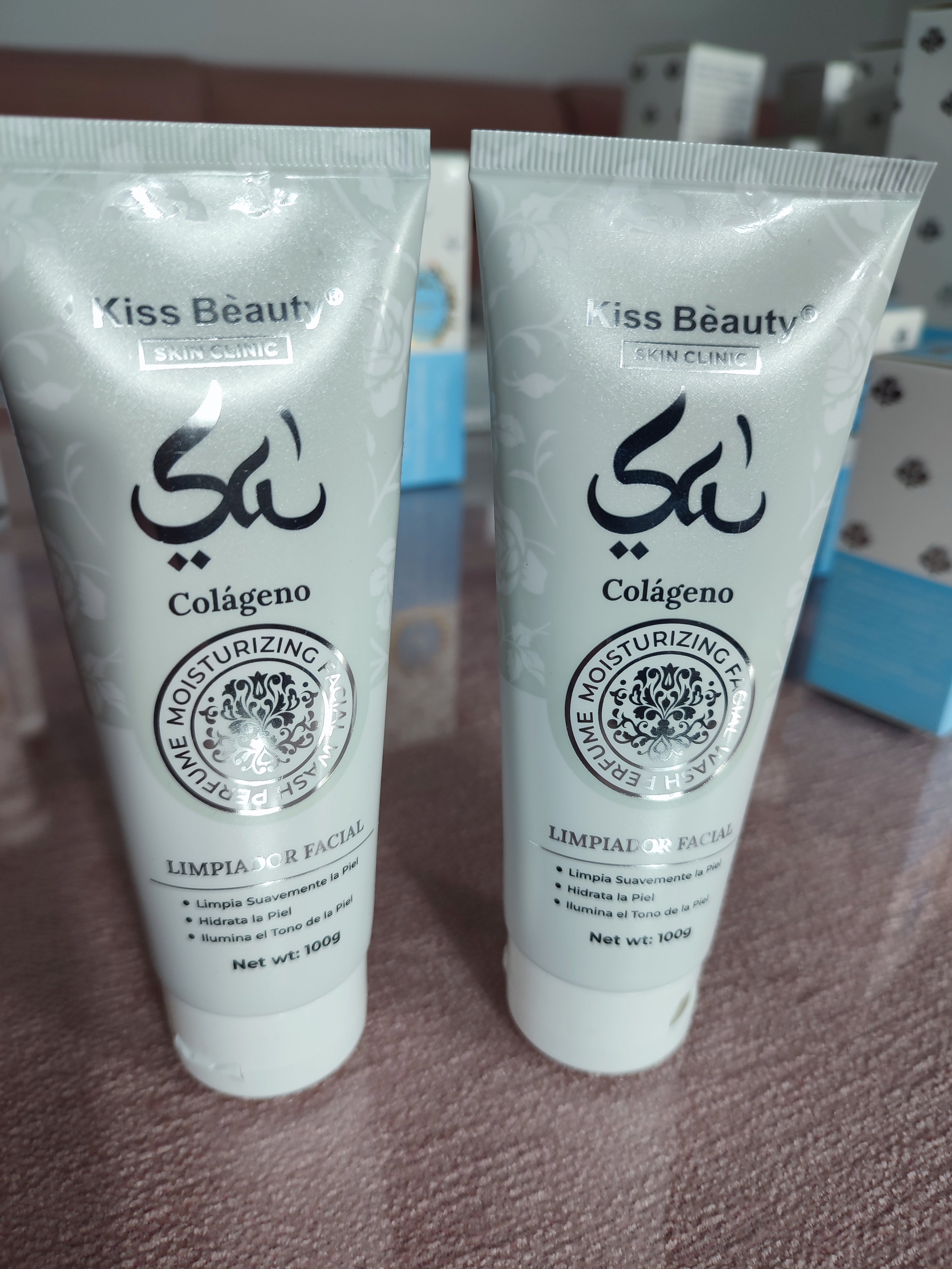 Limpiador facial con colágeno! limpia, hidrata la piel y ilumina  el tono de la piel 100 g