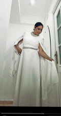 Vestido de ceremonia fiesta con flecos y detalles de pedrería esquisito!!! Talla 38 a 42